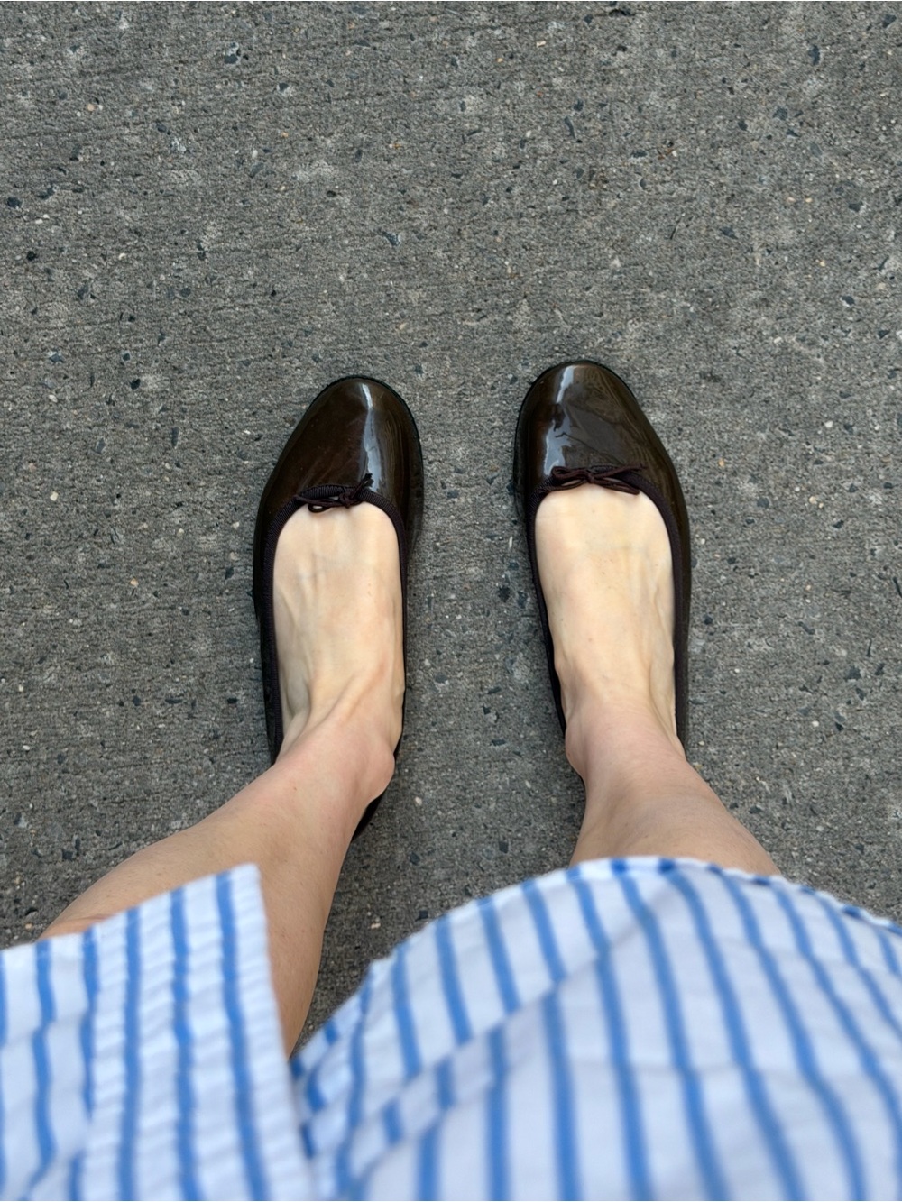 Repetto Dark Brown Patent Ballet Flats 40.5 EU - Picture 4 of 4
